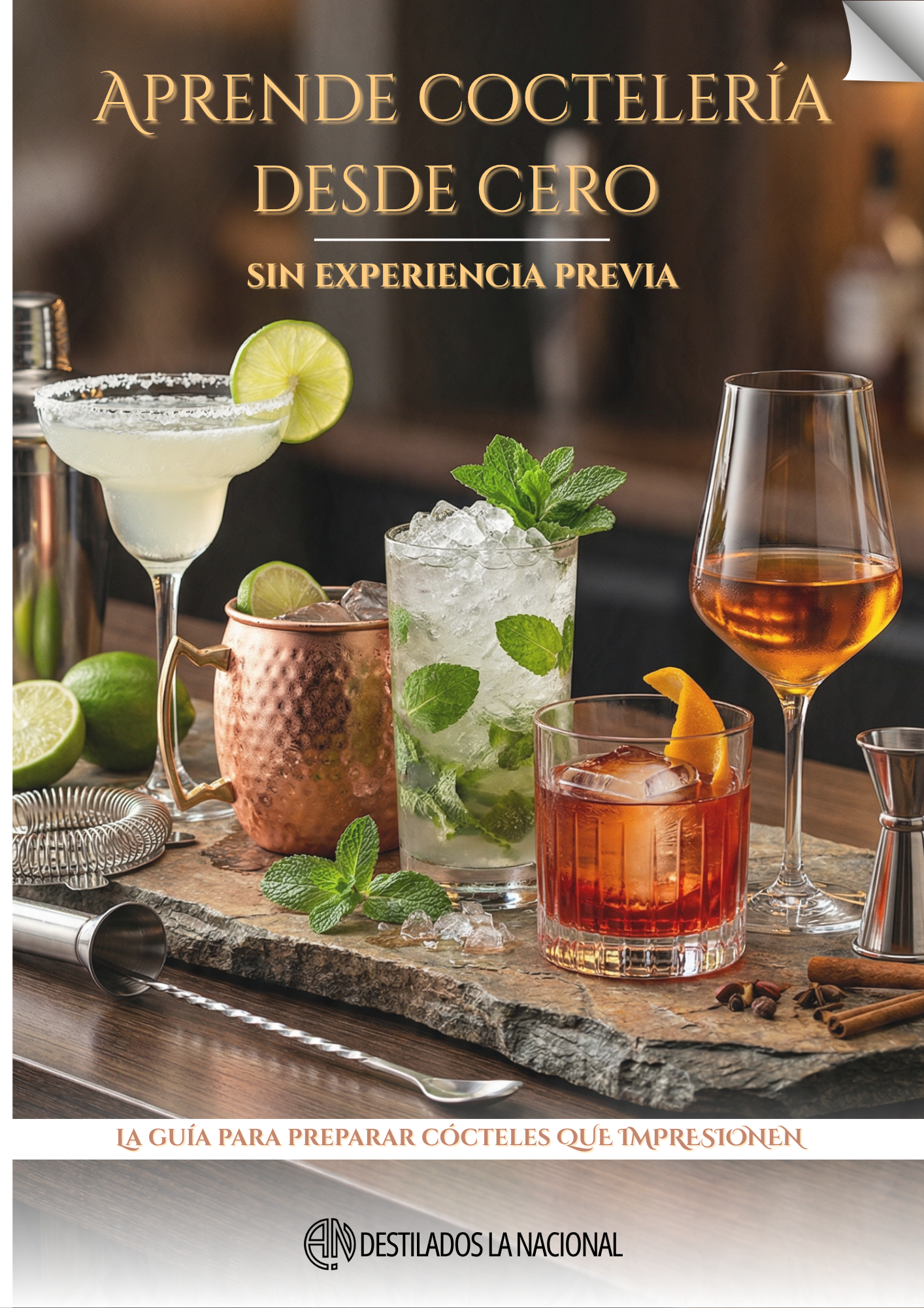 Aprende coctelería desde cero - Sin experiencia previa