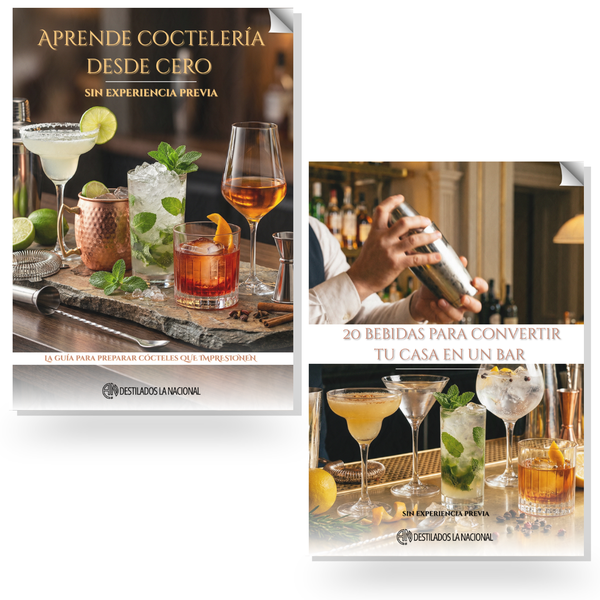 Aprende coctelería desde cero + BONUS (20 bebidas para convertir tu casa en un bar)